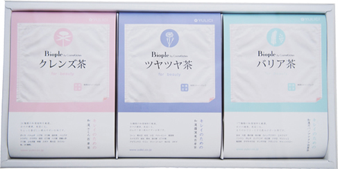 ユリシー Biople By コスメキッチン コラボティー クレンズ茶 ツヤツヤ茶 バリア茶
